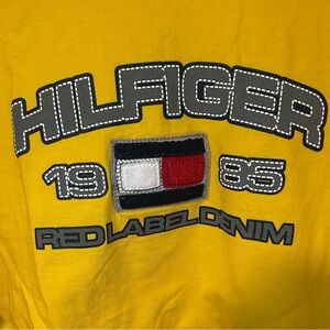 Tommy Hilfiger Yellow Cotton Tee